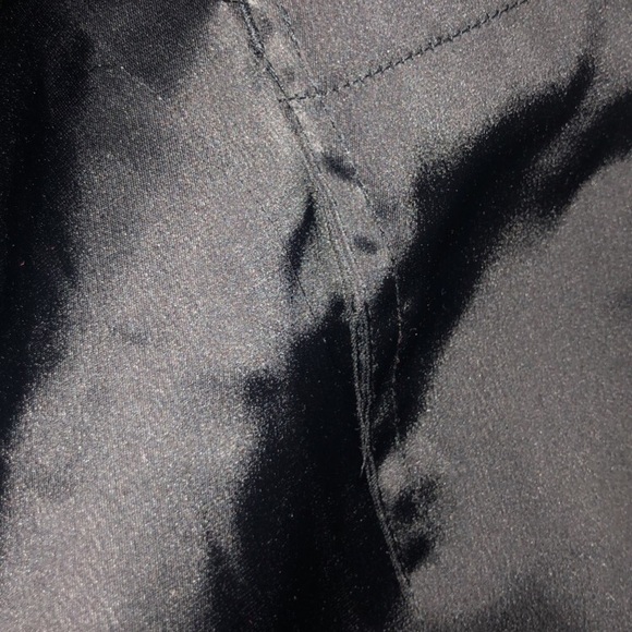 Garage Satin Black Cargo Pants - Picture 3 of 3